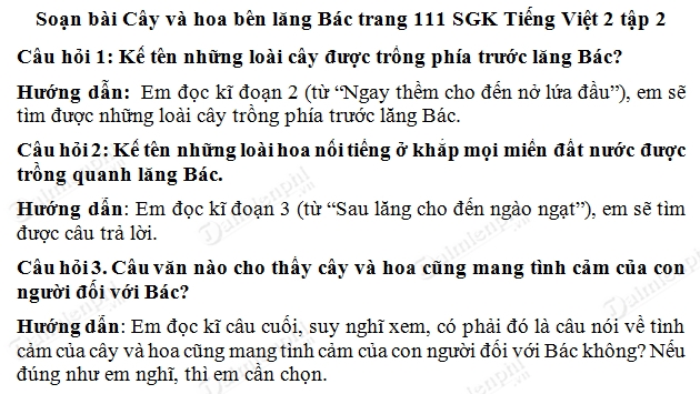 soan bai cay va hoa ben lang bac