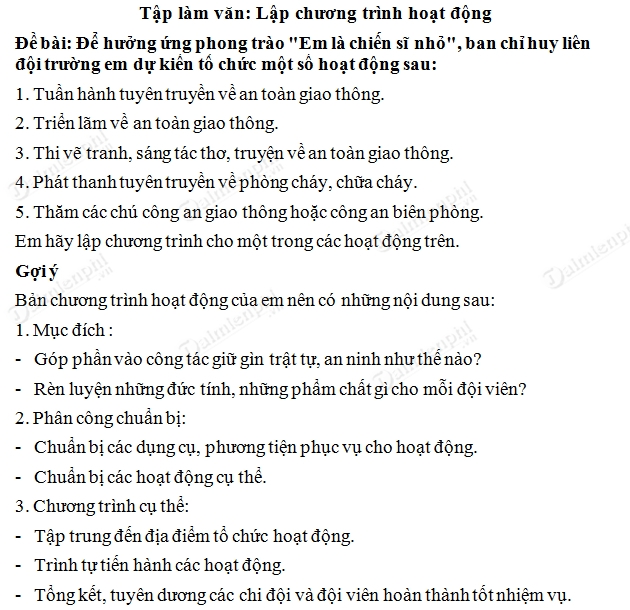 soan bai tap lam van lap chuong trinh hoat dong tiet 3