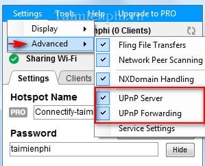 Khắc phục, sửa lỗi UPnP is not running khac phuc, sua loi UPnP is not running