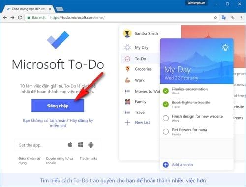 cach su dung microsoft to do