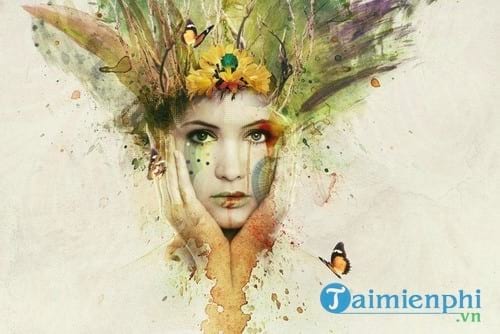 cach tao hieu ung watercolor cho anh bang photoshop