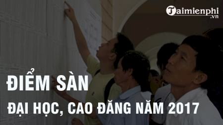diem san dai hoc cao dang