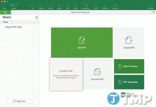 cach ghep file pdf tren mac os