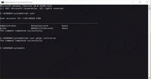 cach vo hieu hoa tam thoi tai khoan tren windows 10
