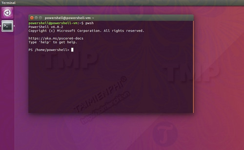 powershell cho ubuntu co san duoi dang snap