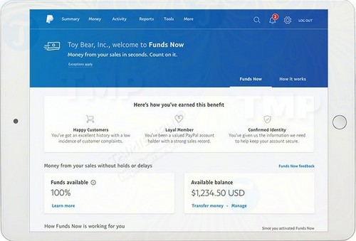 paypal thanh toan tien mua hang ngay lap tuc cho doanh nghiep