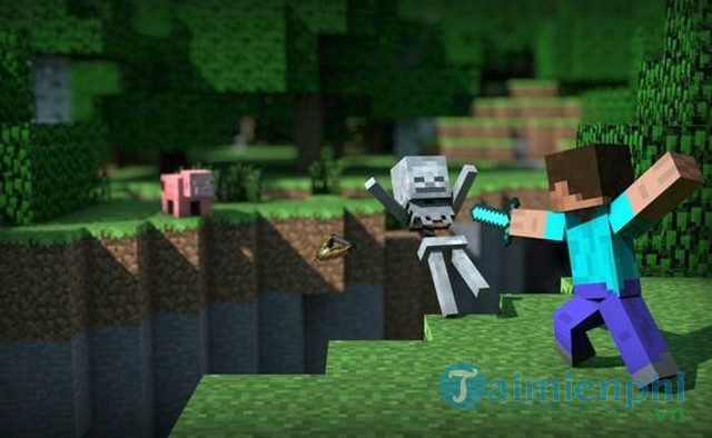 cach che tao mau trong game minecraft