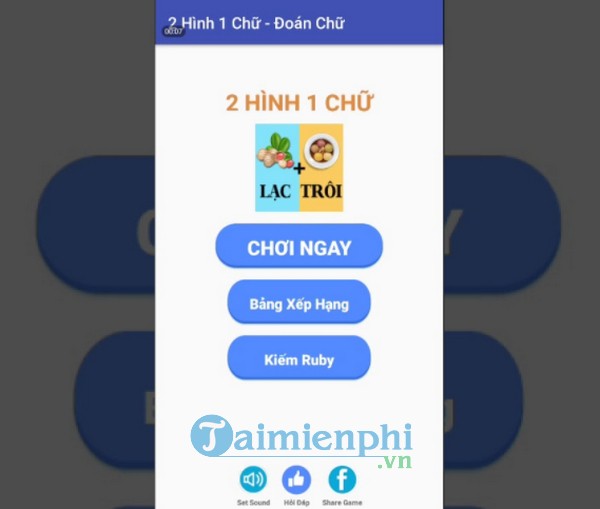 dap an game truy tim bai hat 2 hinh 1 chu