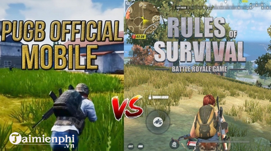 so sanh pubg mobile va ros mobile