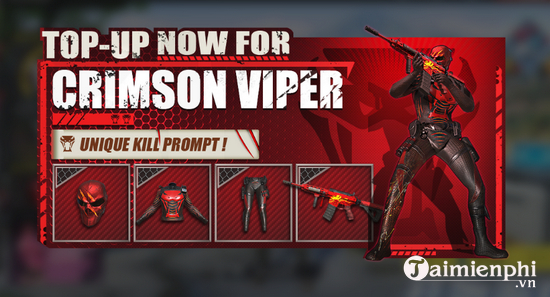 rules of survival update 16 5 nhan trang phuc crimson viper mo bao danh giai dau ros sea cup