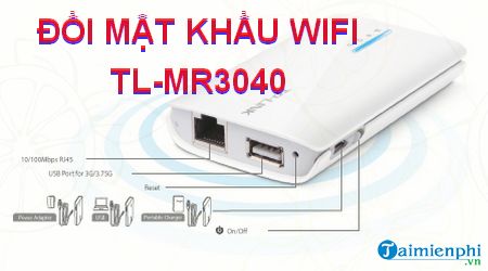 cach doi mat khau wifi tl mr3040