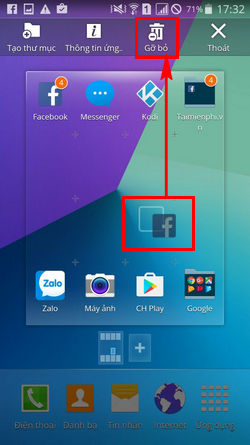 cach xoa ung dung tren dien thoai android iphone