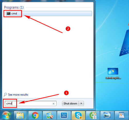 chay cmd voi quyen administrator tren windows