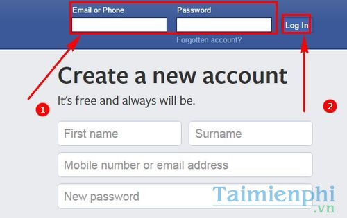 cach dang nhap facebook bang so dien thoai