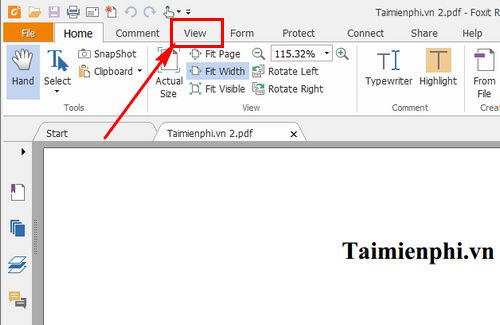 cach thay doi co chu file pdf bang foxit reader