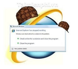 Khắc phục, fix lỗi Internet Explorer has stopped working khac phuc, fix loi Internet Explorer has stopped working