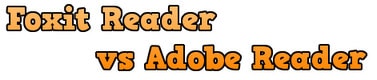 so sanh Foxit Reader va Adobe Reader