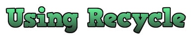 cach su dung recycle hieu qua hop ly