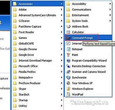 kiem tra suc khoe may tinh voi command prompt