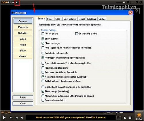 su dung phan mem gom media player de xem phim nghe nhac
