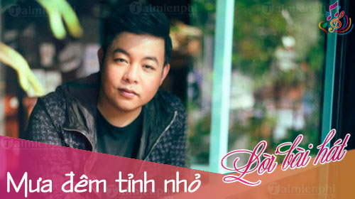 loi bai hat mua dem tinh nho