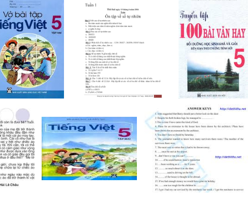tong hop bai tap tieng viet van mau lop 5