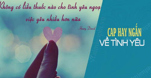 cap hay ngan ve tinh yeu