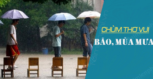 chum tho vui ve bao tho che mua mua bao lu lut
