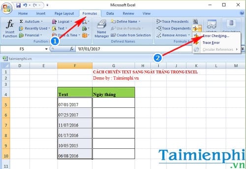 cach chuyen text sang ngay thang excel
