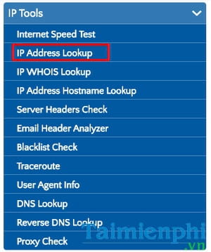 cach kiem tra ip cua nuoc nao dang su dung