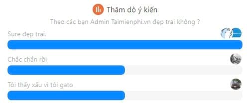 cach tao poll binh chon tren facebook messenger