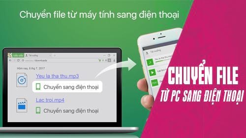 huong dan cach chuyen file tu may tinh sang dien thoai bang coc coc