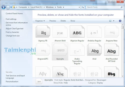 cai them font tieng viet cho unikey