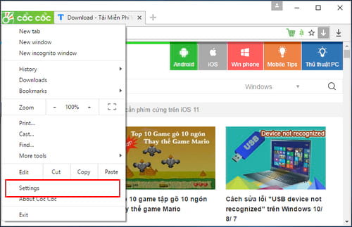 xem mat khau da luu tren coc coc