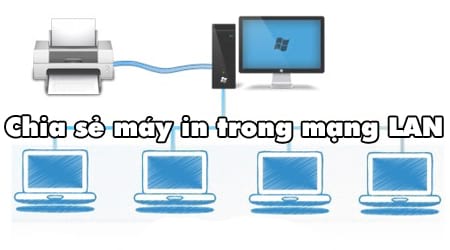 chia se may in trong mang LAN