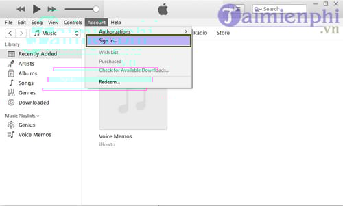 tao tai khoan itunes