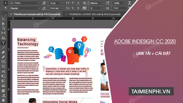 Link tải Adobe InDesign CC 2020 Full