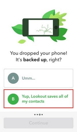 Copy danh bạ iphone sang lookout mobile security copy danh ba iphone voi lookout mobile security