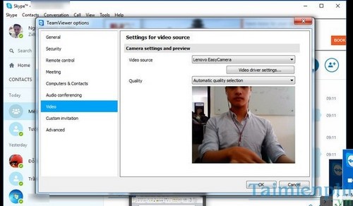 Chat video trong TeamViewer, trò chuyện qua video trên TeamViewer