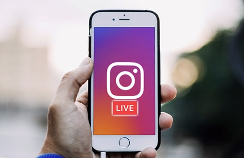 phat video truc tiep tren instagram