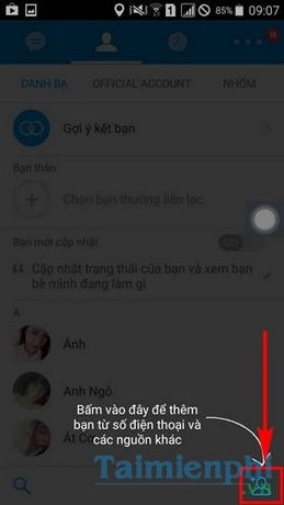 ket ban tren zalo