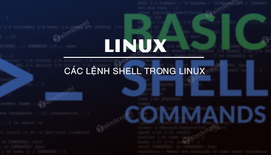 lenh shell trong linux