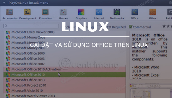 Cài đặt và sử dụng Office trên Linux