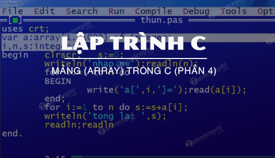 mang array trong c phan 4