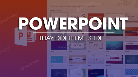 Thay đổi theme PowerPoint: Thay đổi theme PowerPoint là một cách để cập nhật và làm mới hình nền, màu sắc và phông chữ cho bài trình bày của bạn. Theme PowerPoint còn giúp tạo nên sự thống nhất giữa các slide, làm cho trình bày trở nên đẹp mắt và chuyên nghiệp hơn bao giờ hết. Cùng thay đổi theme PowerPoint và làm mới bài trình bày của bạn ngay hôm nay.