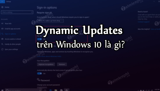 Dynamic Updates trên Windows 10 là gì?