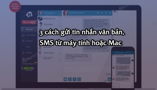 3 cách gửi tin nhắn văn bản, SMS từ máy tính hoặc Mac