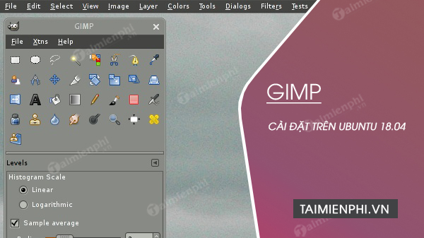 Cách cài đặt GIMP trên Ubuntu 18.04