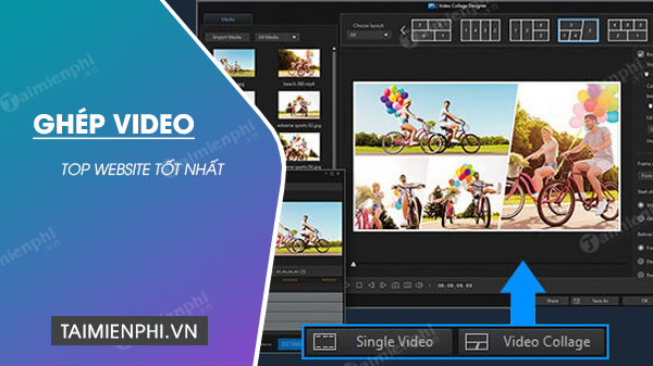 Top website ghép video trực tuyến tốt nhất