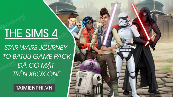 the Sims 4 star wars journey to batuu game pack da co mat tren xbox one